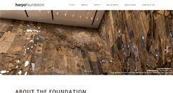Desktop Screenshot of harpofoundation.org